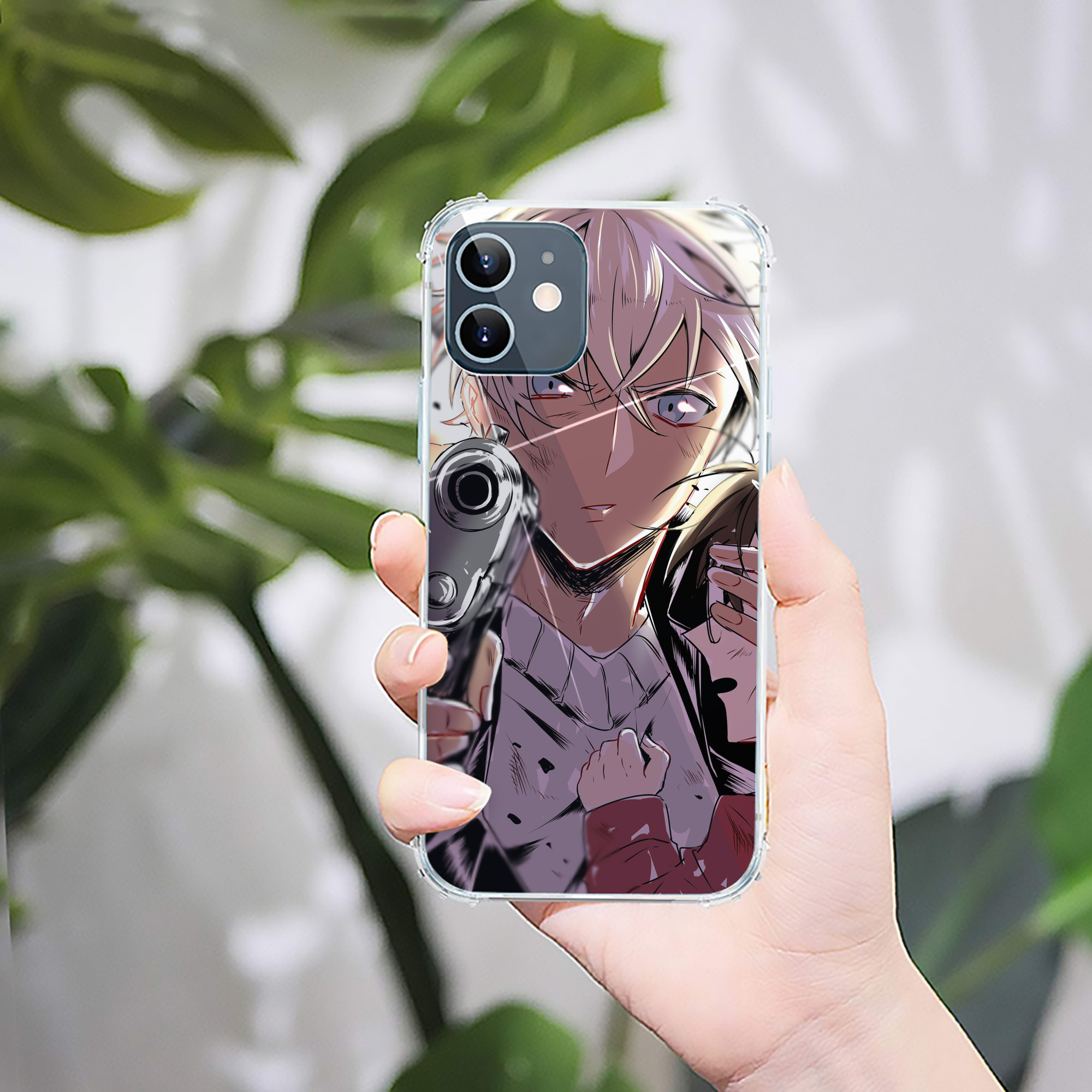 （画像用） 名探偵コナン Detective Conan 【iPhone 12シリーズ対応】透明スマホケース（クリアソフトケース）